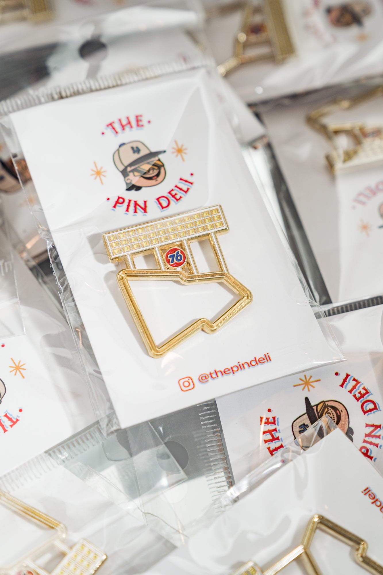 Dodger Stadium Lights Pin