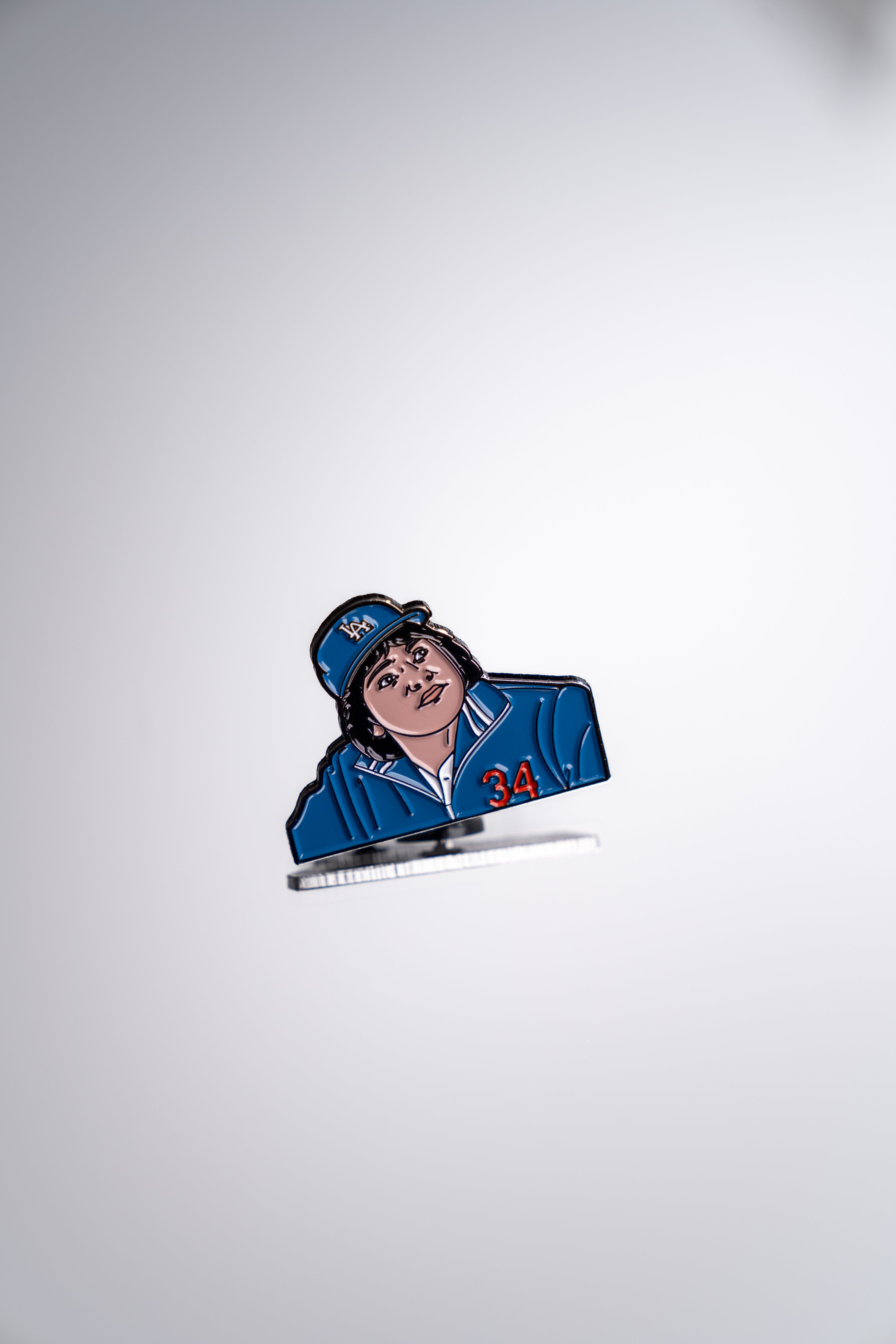 Fernando Valenzuela 34 Jacket Pin