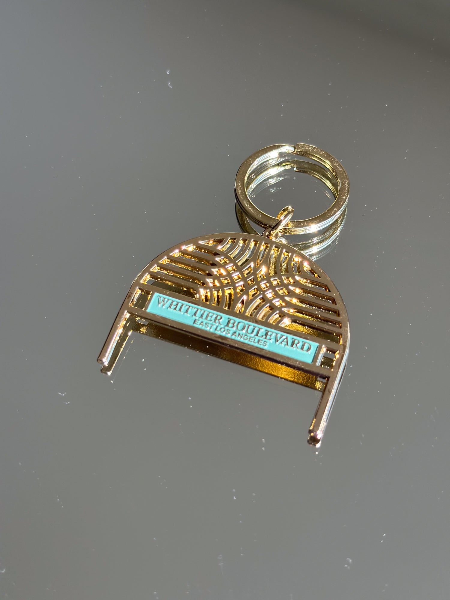 Whittier Blvd Street Sign Keychain