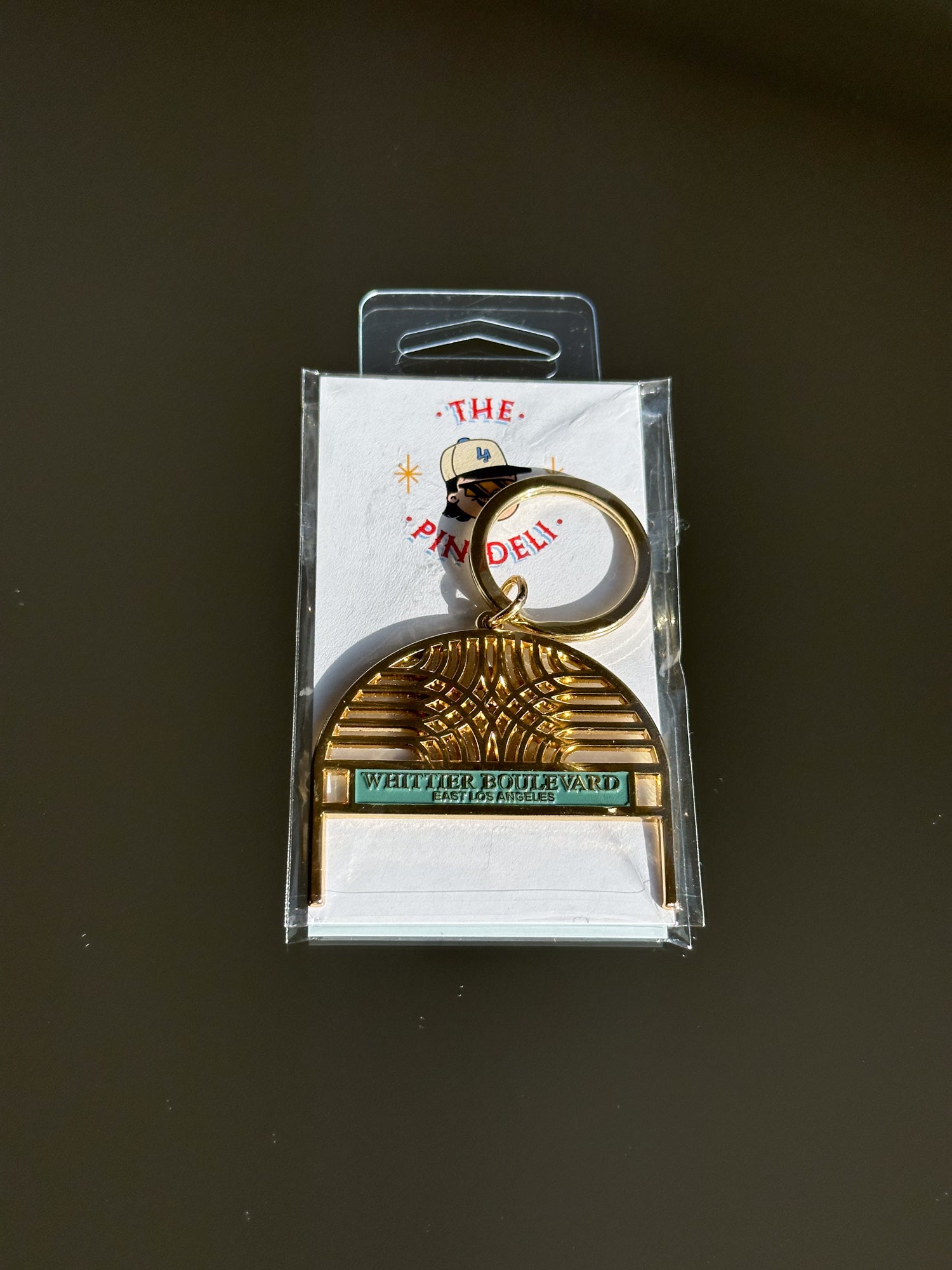 Whittier Blvd Street Sign Keychain