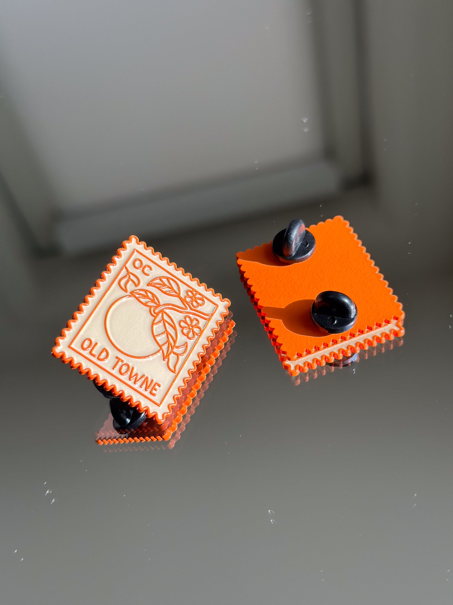 Old Towne Stamp Pin