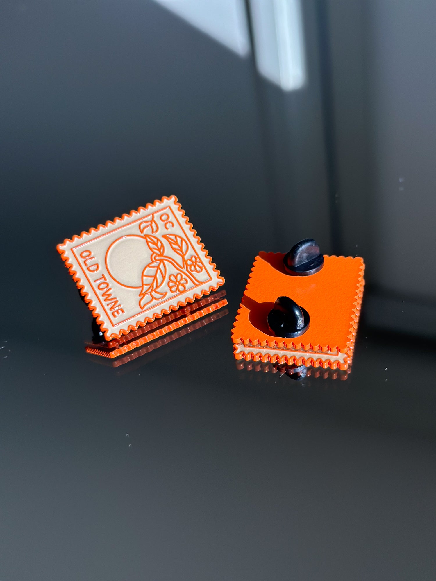 Old Towne Stamp Pin