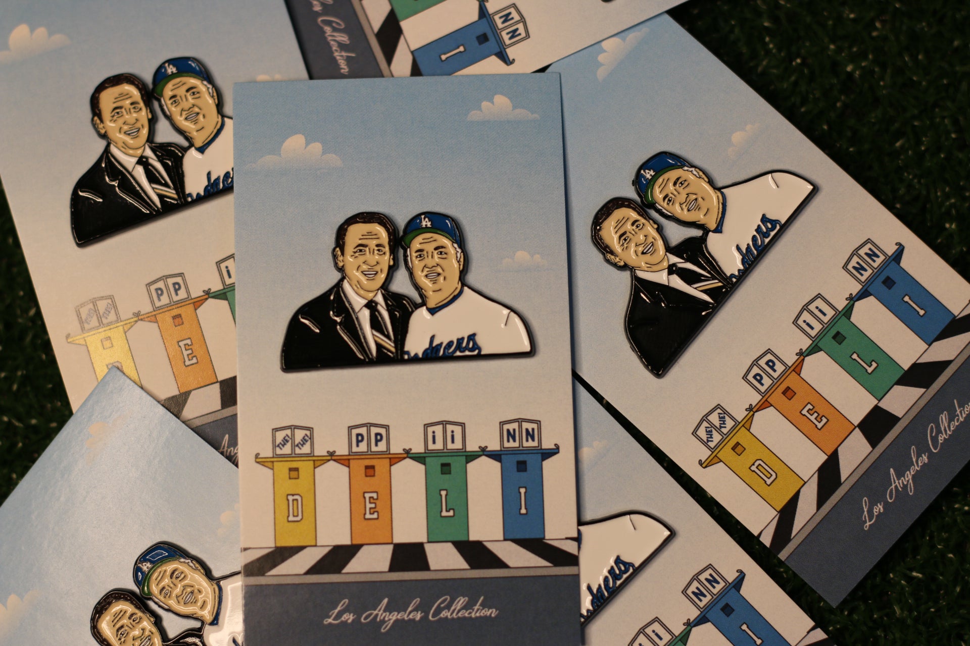 Vin Scully & Tommy Lasorda Pin