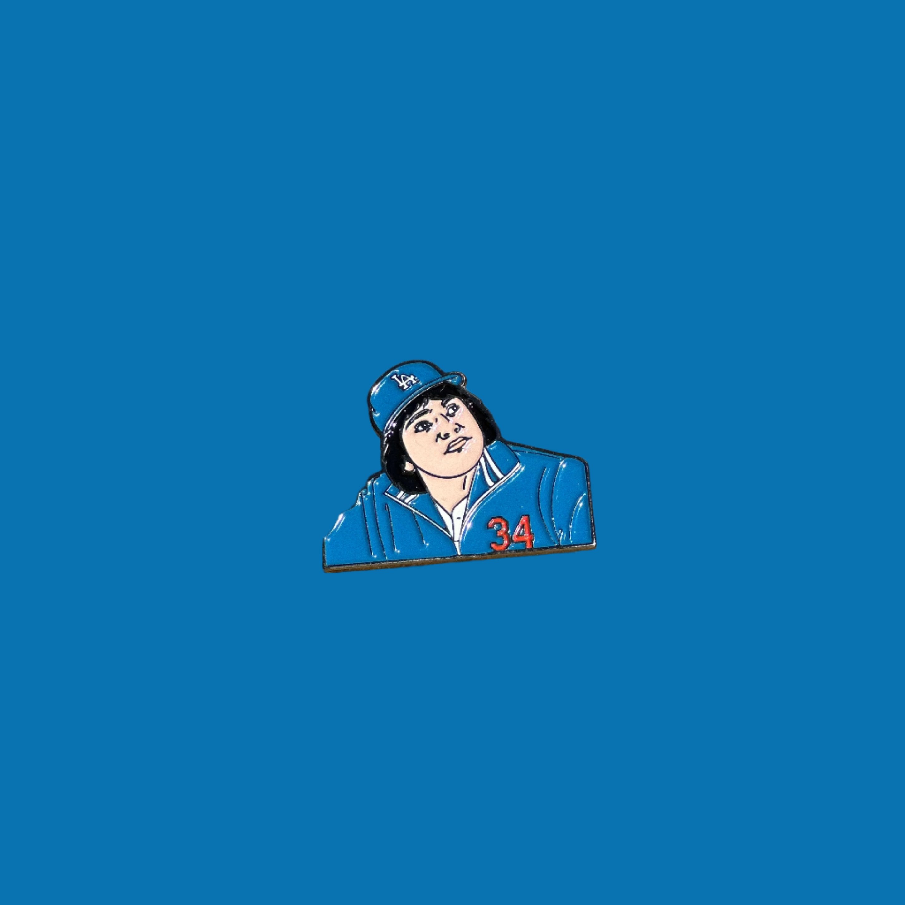 Fernando Valenzuela 34 Jacket Pin