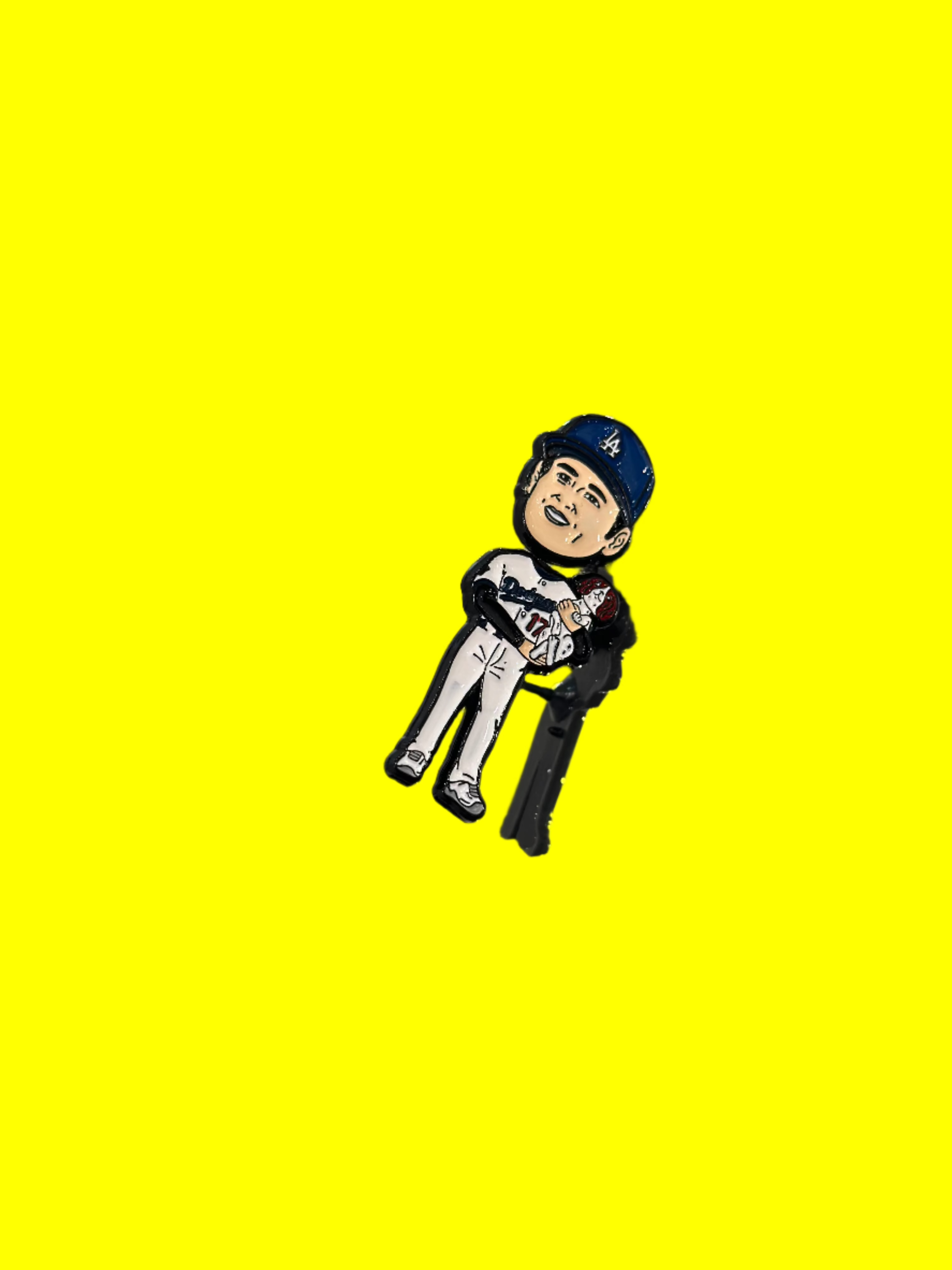 Shohei & Decoy Bobblehead Enamel Pin