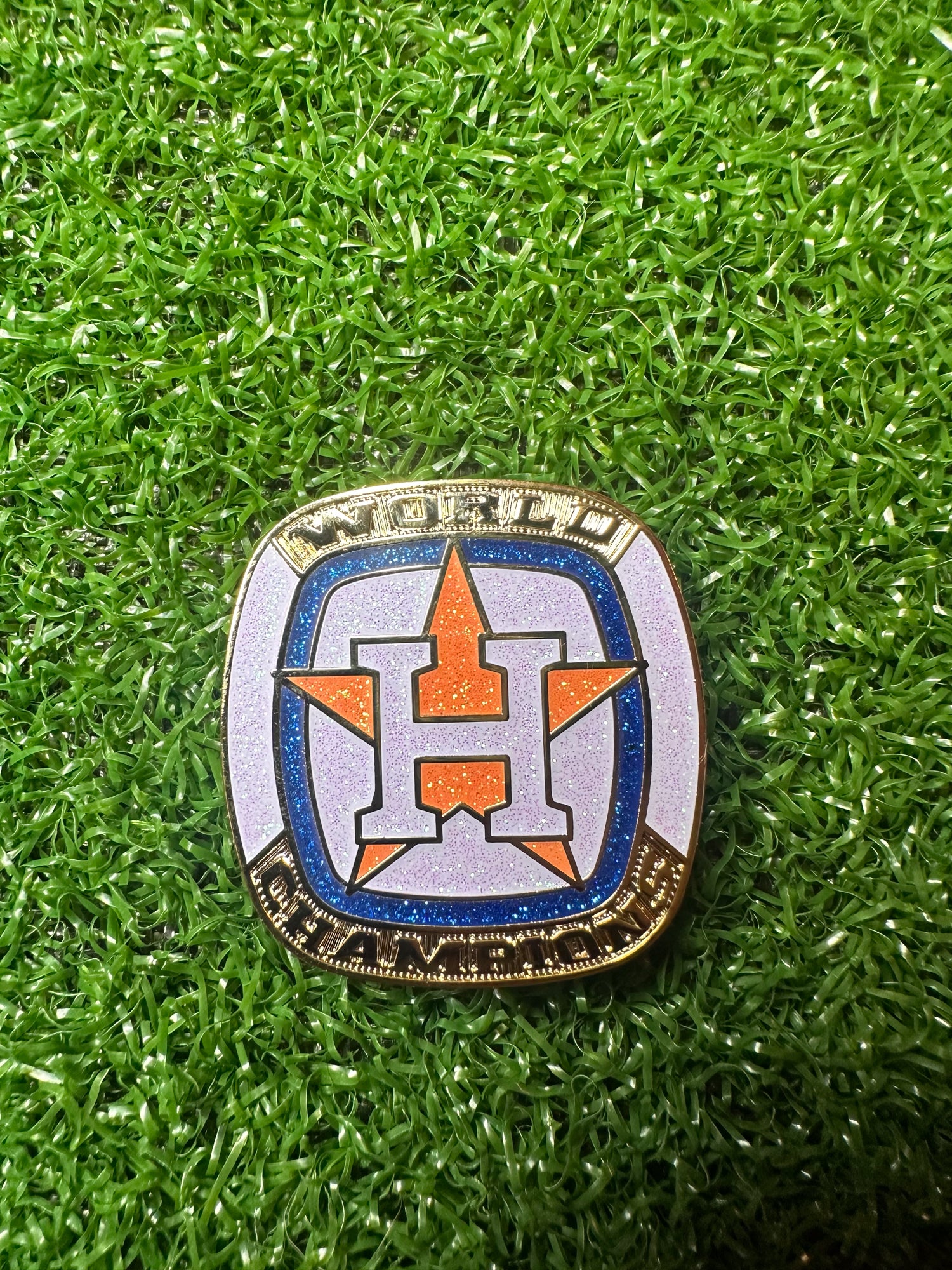 Houston Astros World Series Ring Pin