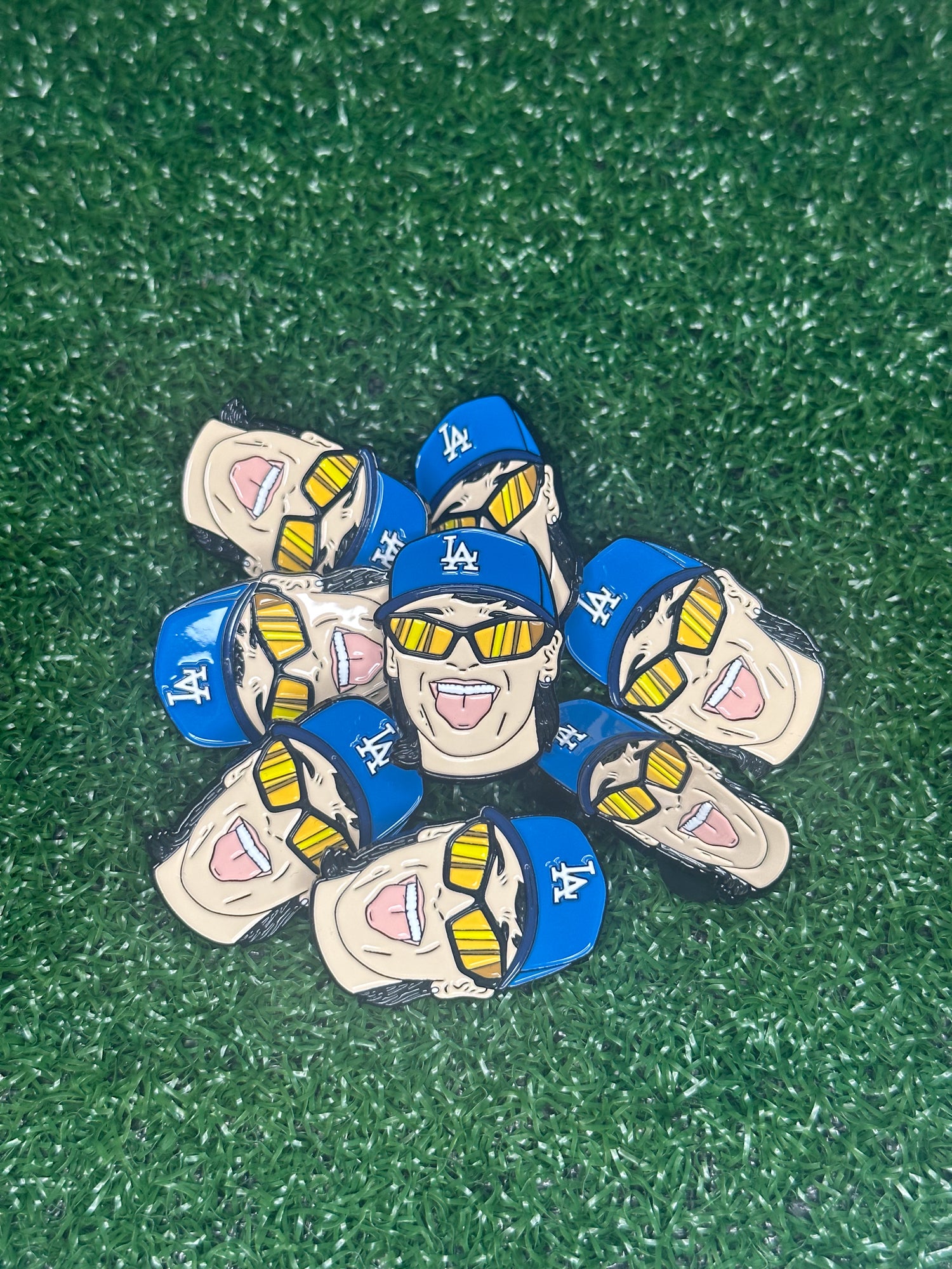Peso Pluma Dodger Pin