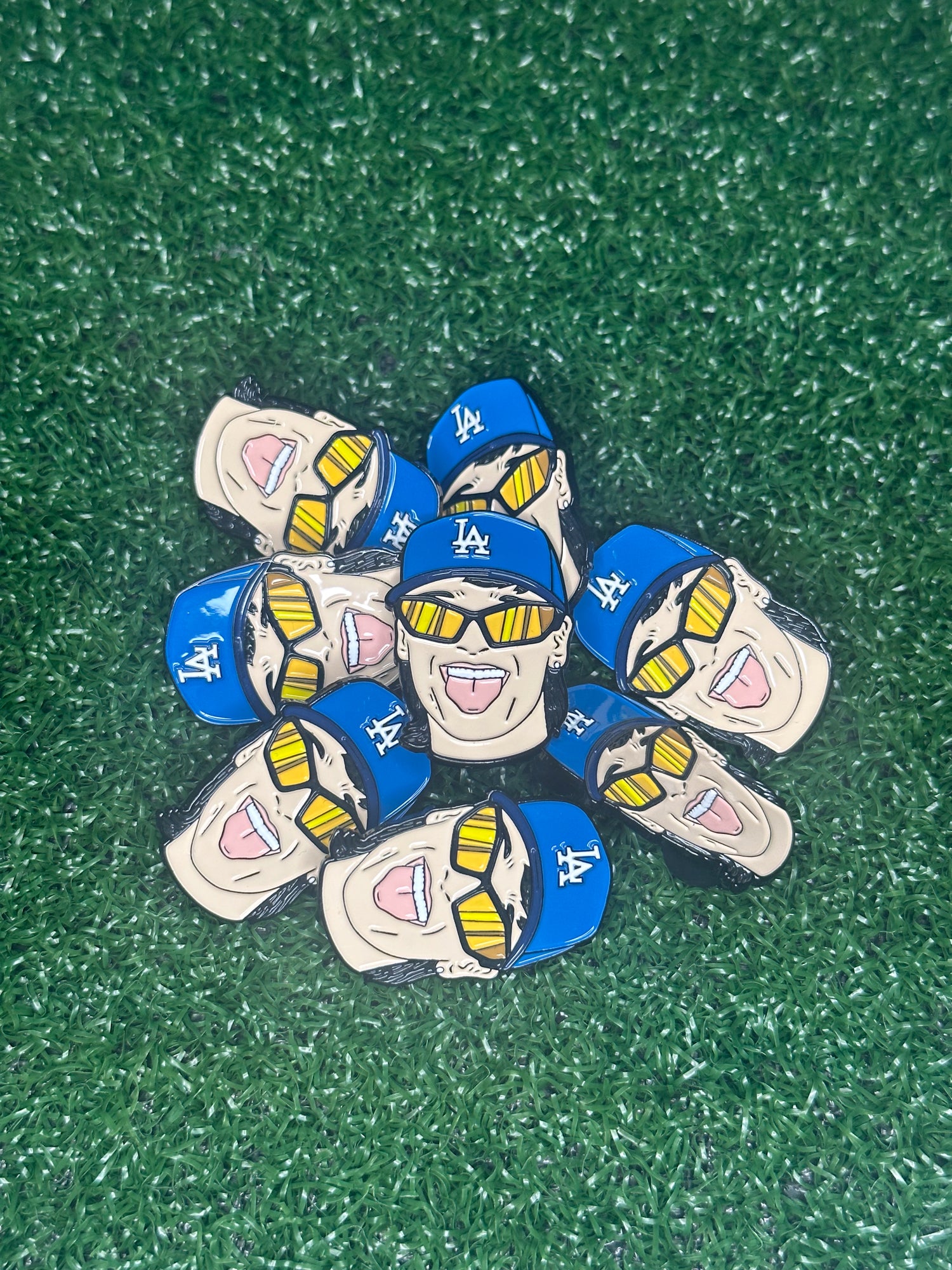 Peso Pluma Dodger Pin