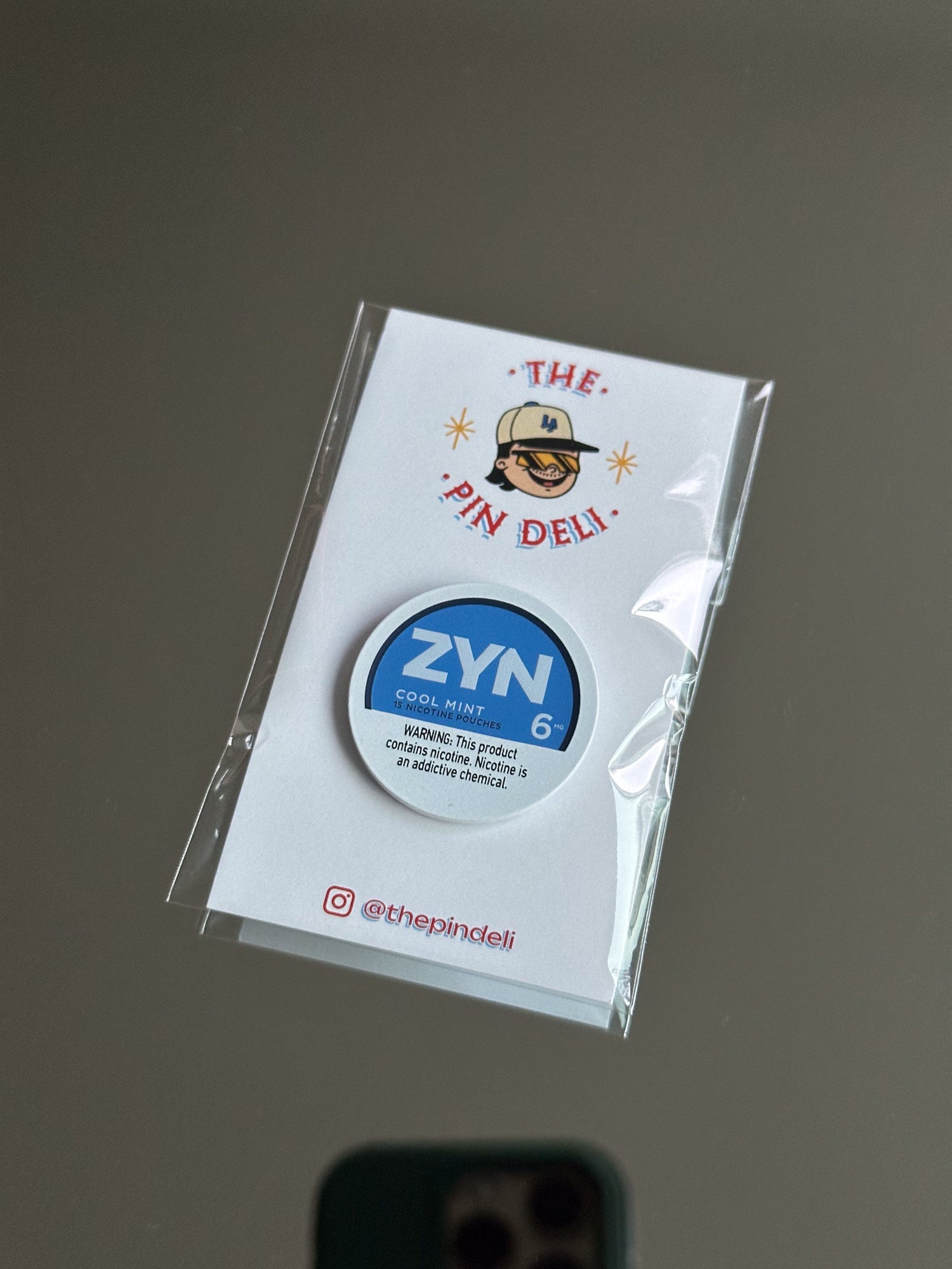 Zyn Pouches Pin