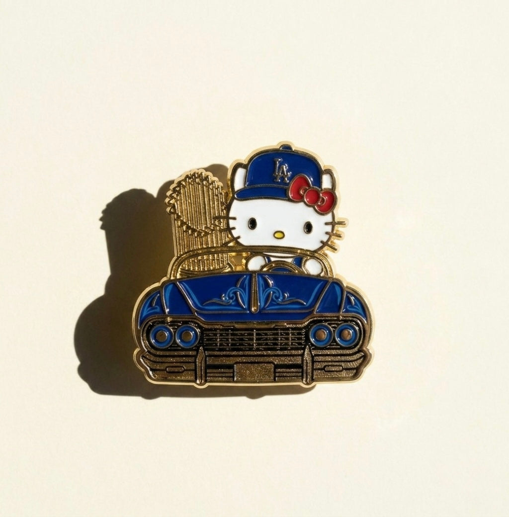 Hello Kitty Carpool Trophy Pin