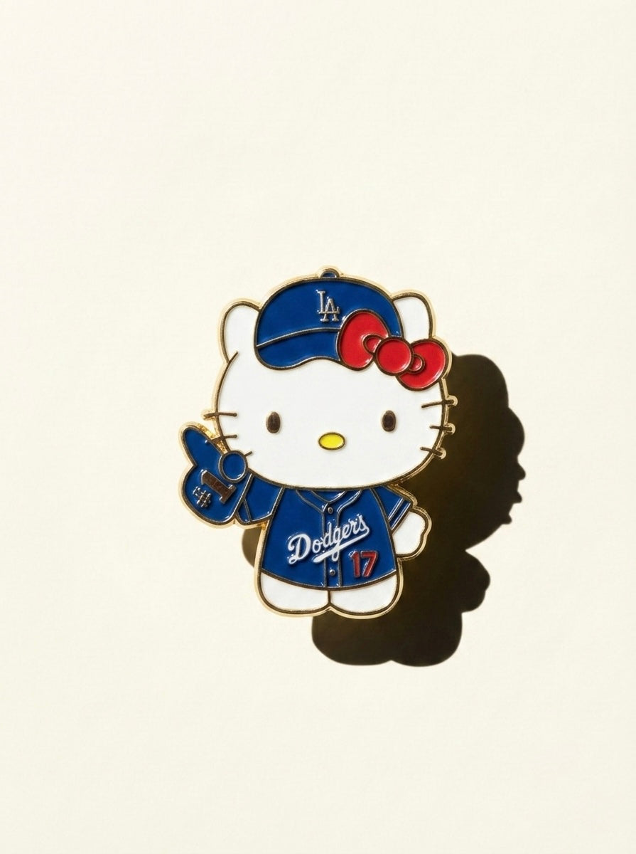 Hello Kitty Dodger Pin - WS Edition