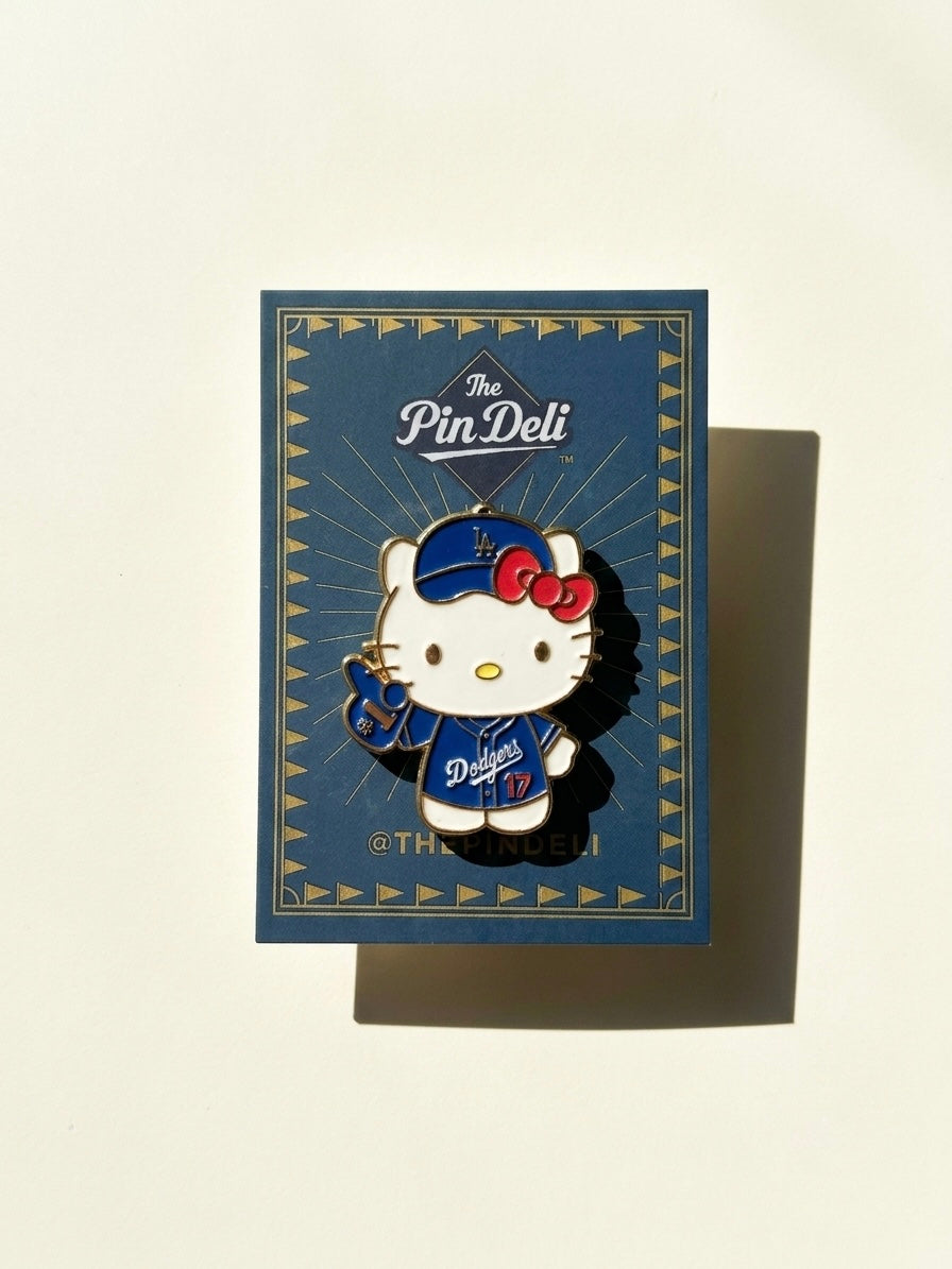 Hello Kitty Dodger Pin - WS Edition