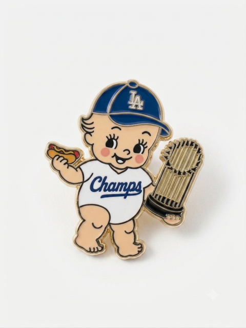 Kewpie World Series Pin